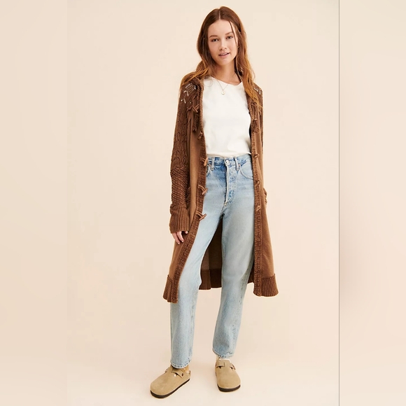 Free People "Silverdale" hooded cardigan - Picture 3 of 4